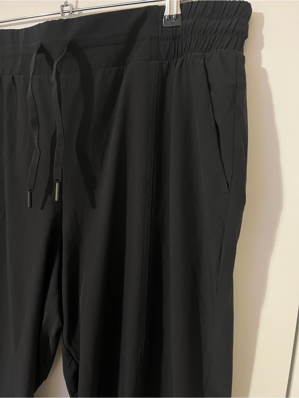 Black Drawstring Joggers - Picture 3 of 4